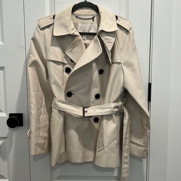 Coach Peacoat Raincoat Size L - Picture 1 of 2